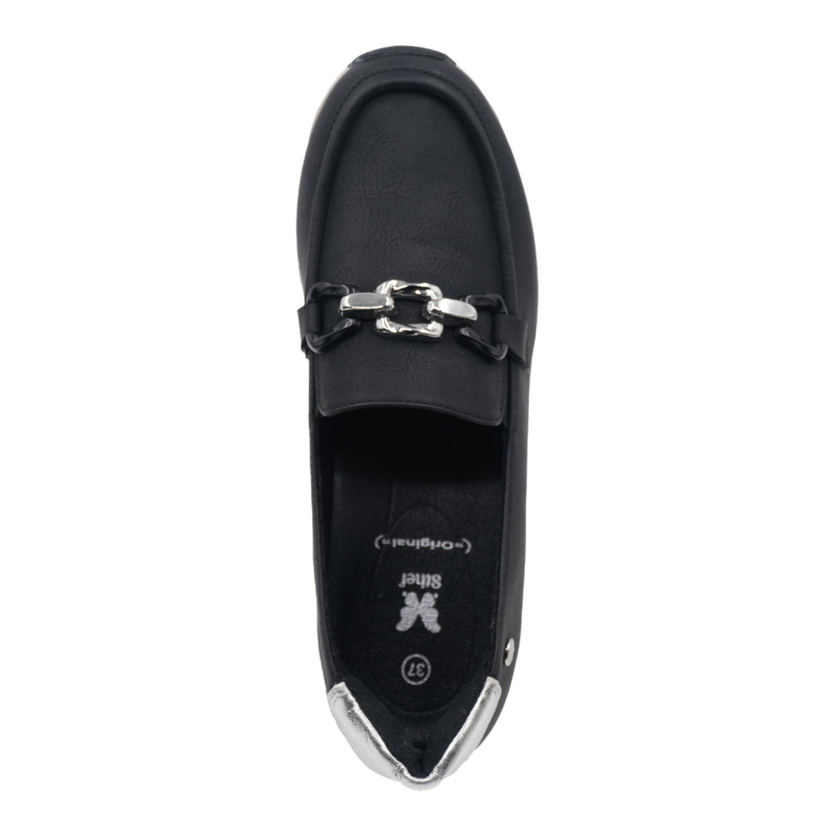 MOCASIN MUJER STHEF NEGRO 8274