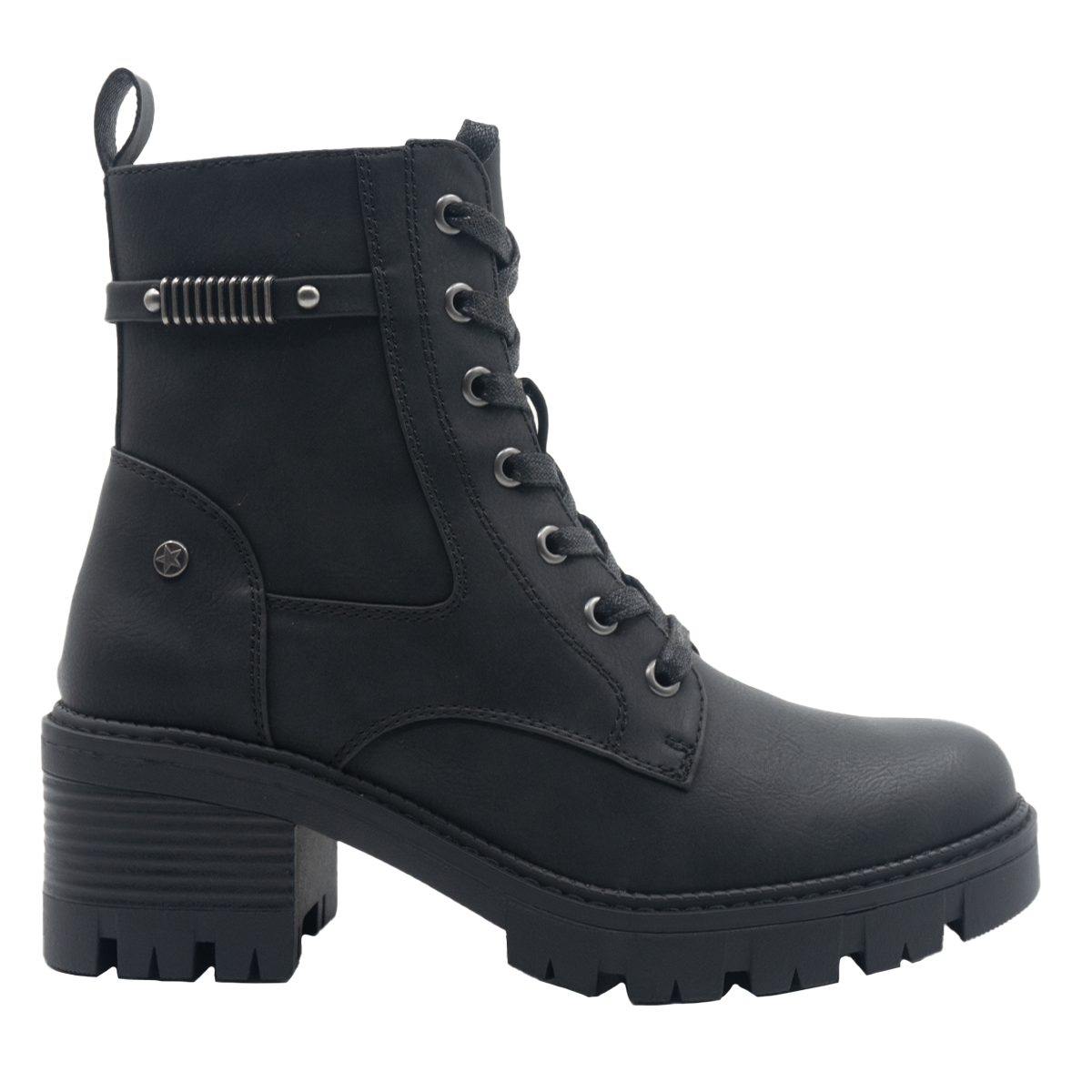 BOTIN MUJER STHEF CASUAL NEGRO 8275