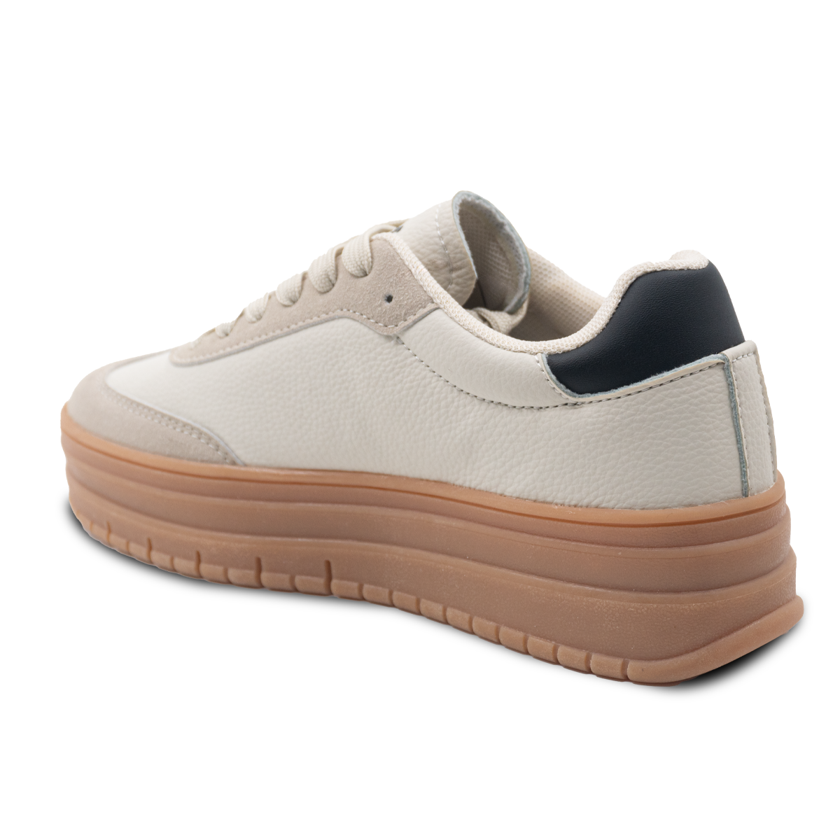 ZAPATILLA MUJER STHEF CASUAL BEIGE 8278