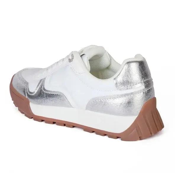 ZAPATILLA MUJER STHEF CASUAL WHITE/SILVER 7976 Sthef