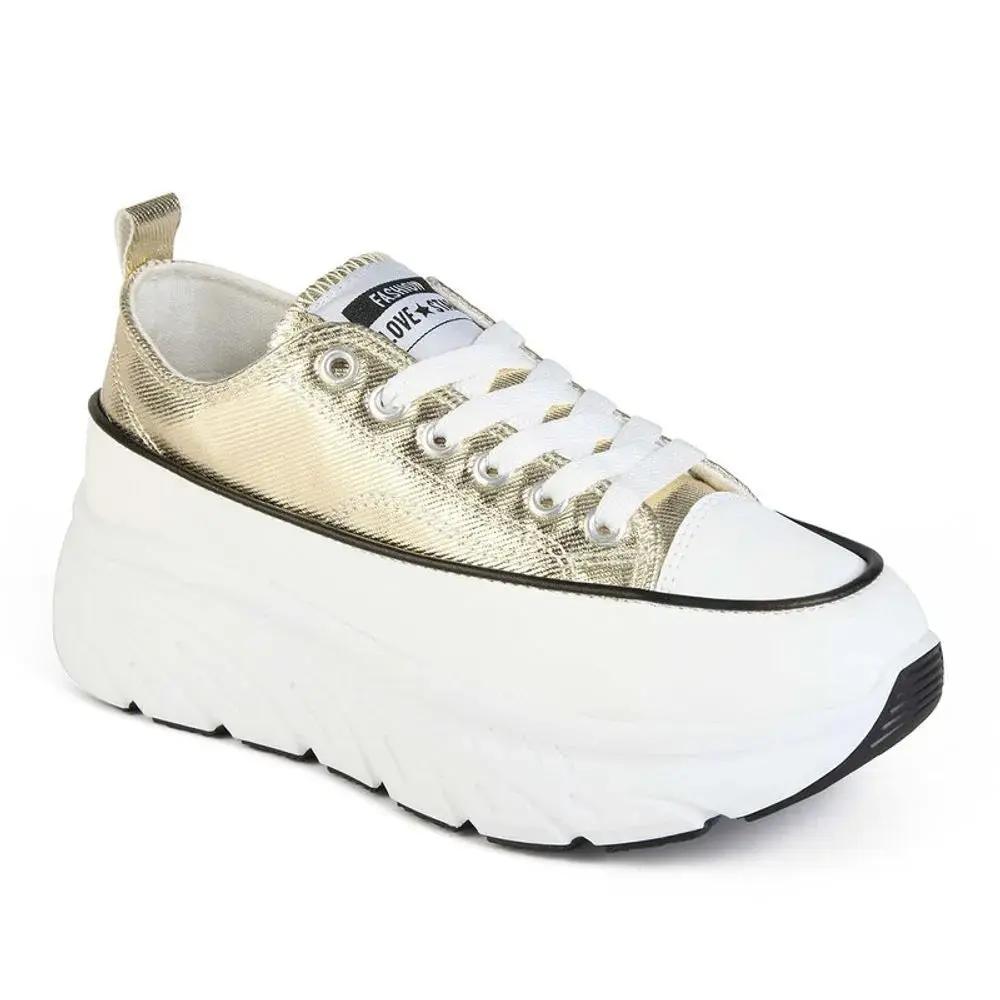 ZAPATILLA MUJER STHEF CASUAL DORADO 8033 Sthef