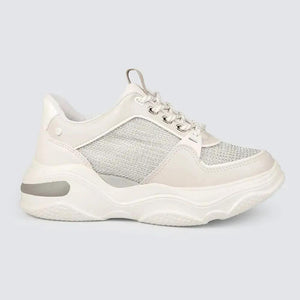 Zapatillas Mujer T4181 White/prata 37 Tanara
