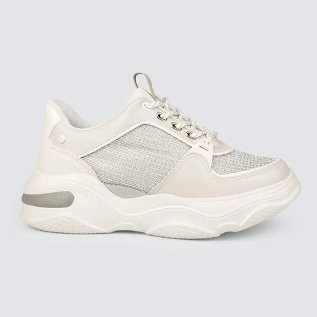 Zapatillas Mujer T4181 White/prata 37 Tanara