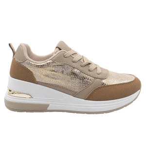ZAPATILLA MUJER STHEF CASUAL BEIGE 8284