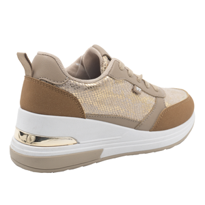 ZAPATILLA MUJER STHEF CASUAL BEIGE 8284
