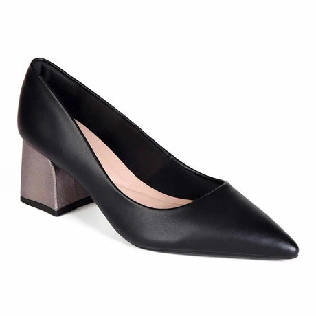 ZAPATO MUJER MIKAELA VESTIR PRETO/GRAFITE 20462-01 Mikaela