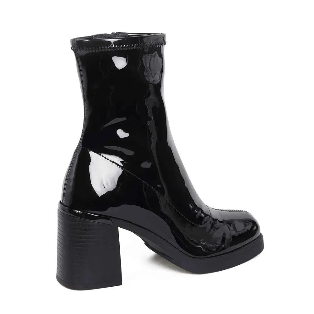 Botin Vestir Mujer  8113 Negro Sthef