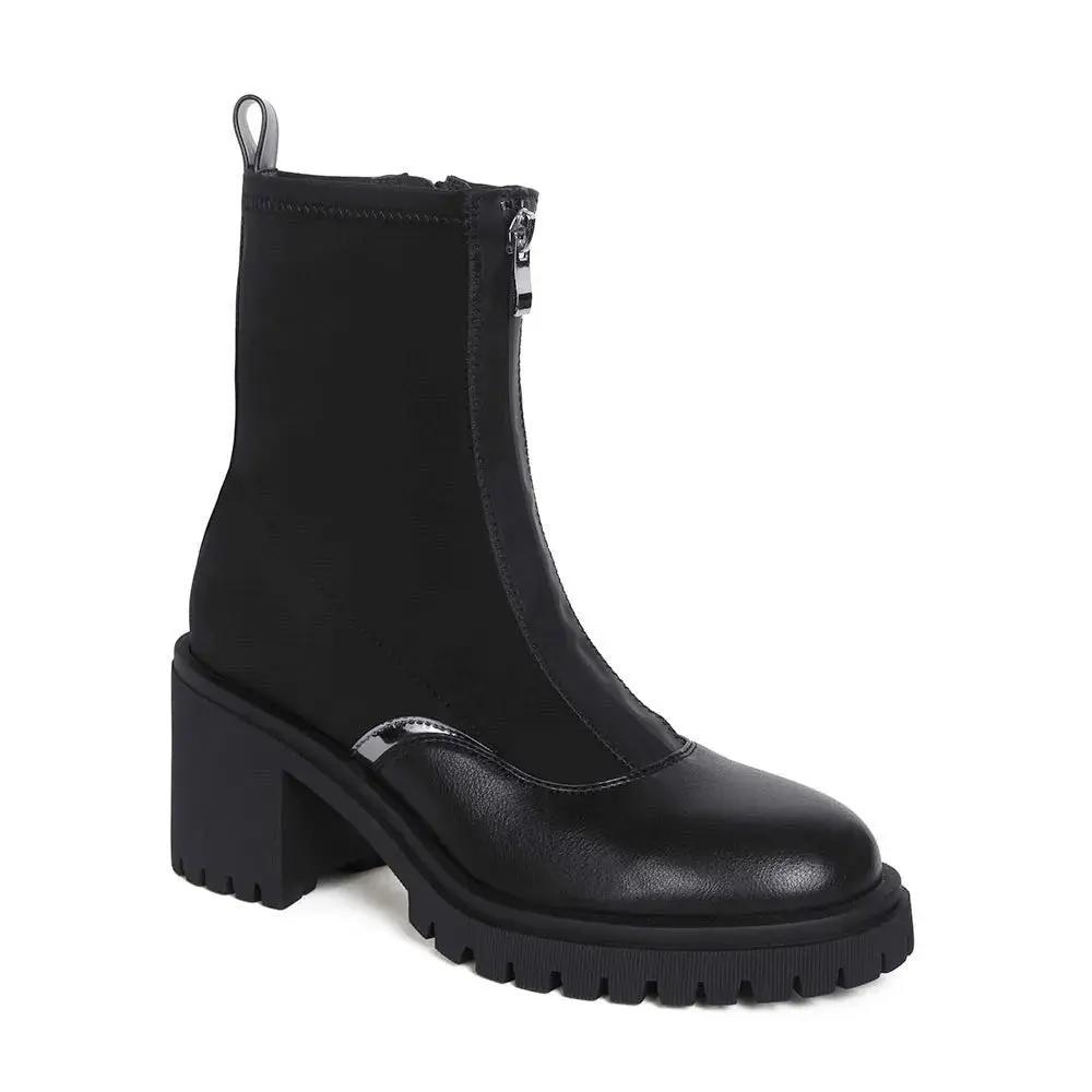 Botin Vestir Mujer 8110 Negro Sthef