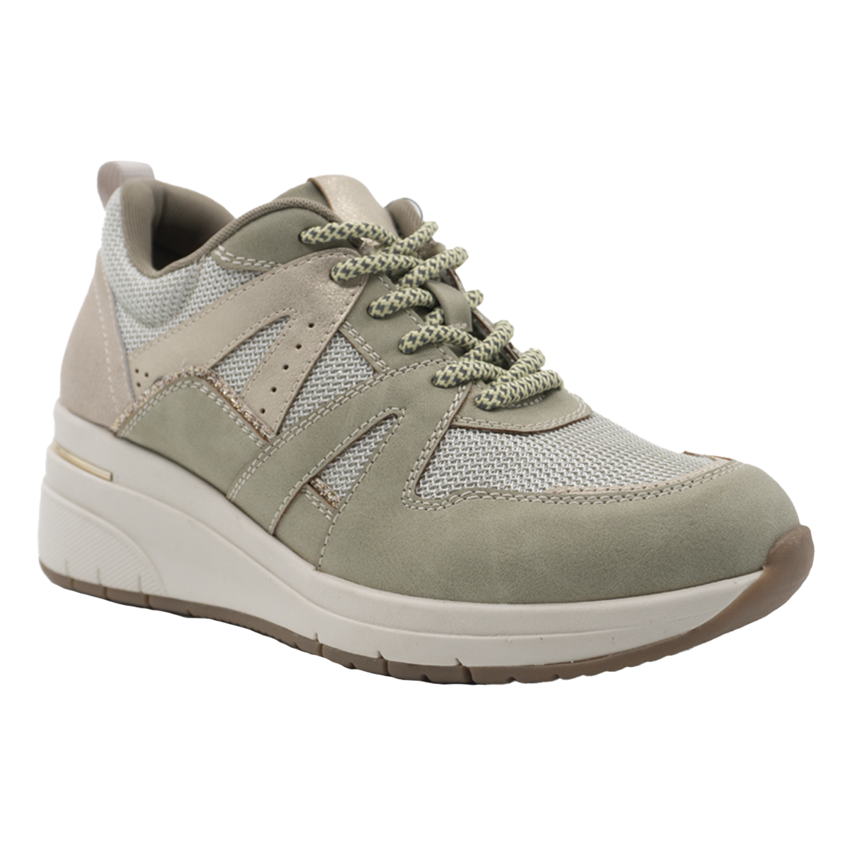 ZAPATILLA MUJER STHEF CASUAL VERDE 8326