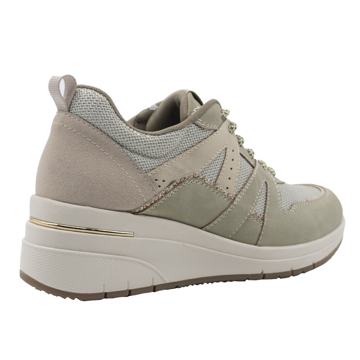 ZAPATILLA MUJER STHEF CASUAL VERDE 8326