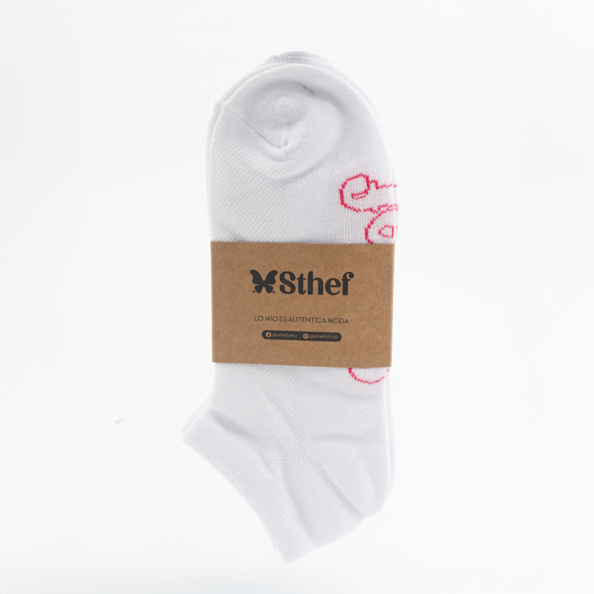 MEDIAS PACK DE 03 UNDS STHEF BLANCO 8366