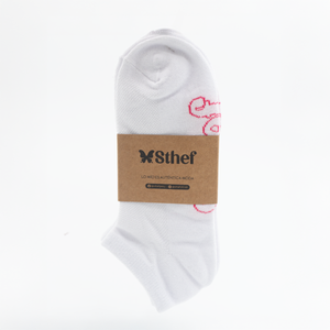 MEDIAS PACK DE 03 UNDS STHEF BLANCO 8366