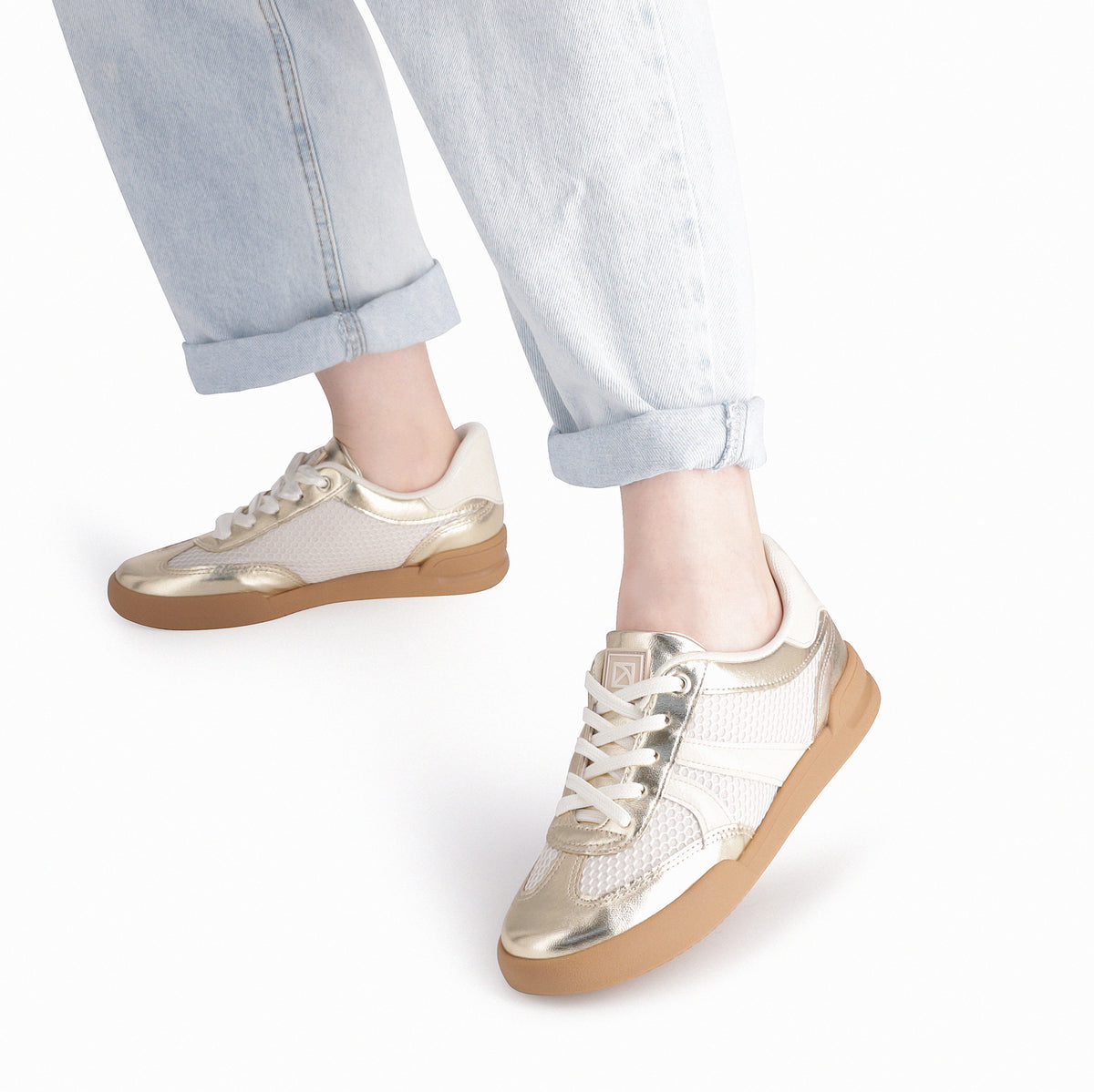 ZAPATILLA MUJER PICCADILLY OURO/OFF WHITE 90300100000001