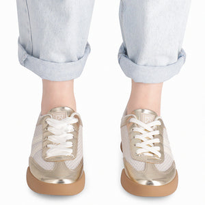 ZAPATILLA MUJER PICCADILLY OURO/OFF WHITE 90300100000001