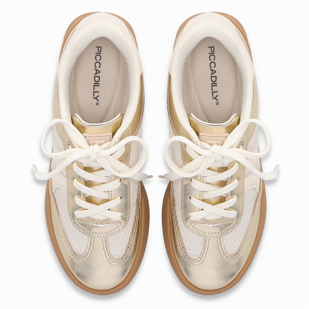 ZAPATILLA MUJER PICCADILLY OURO/OFF WHITE 90300100000001