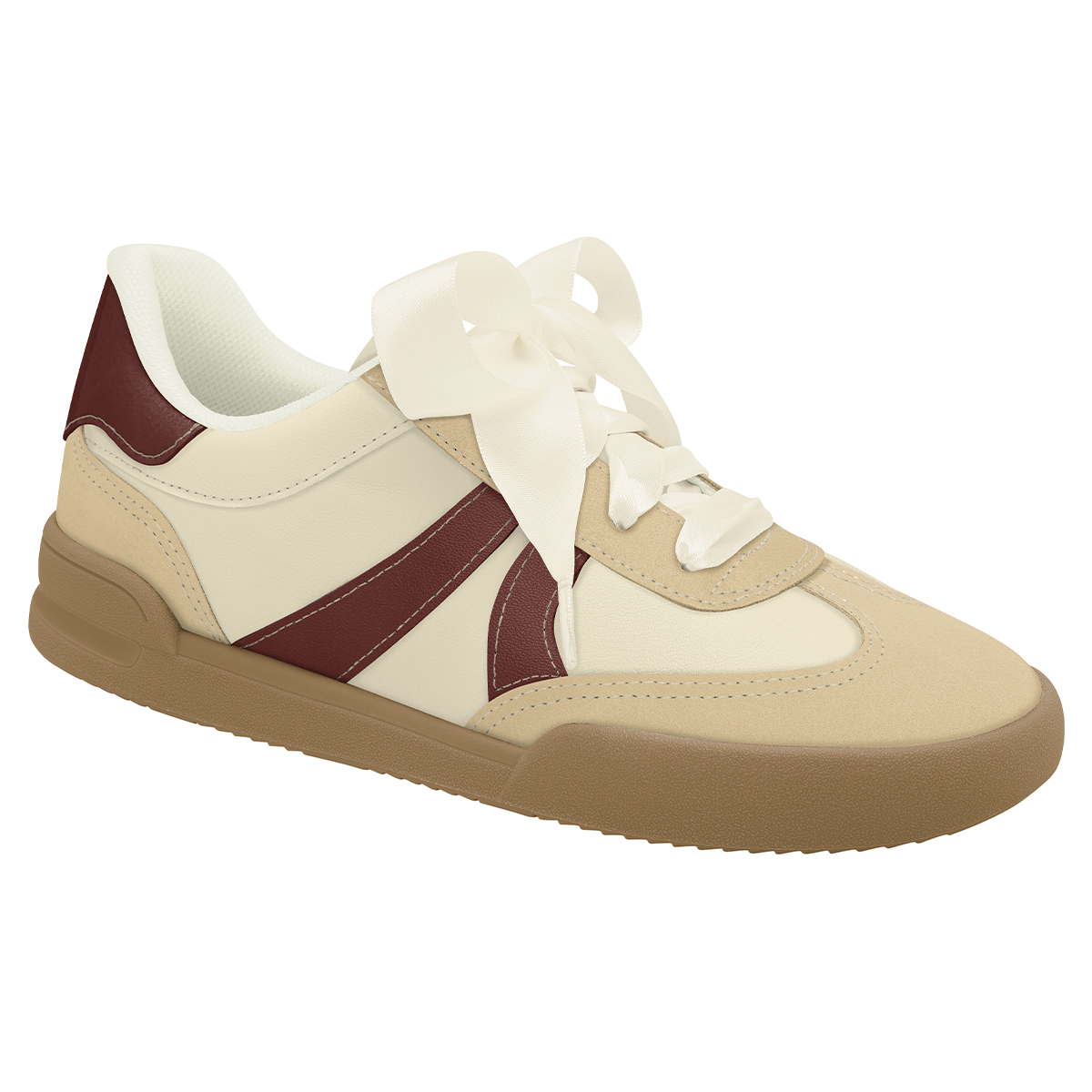 ZAPATILLA MUJER PICCADILLY BRULE/OFF WHITE/BURGUNDY 90300100000010