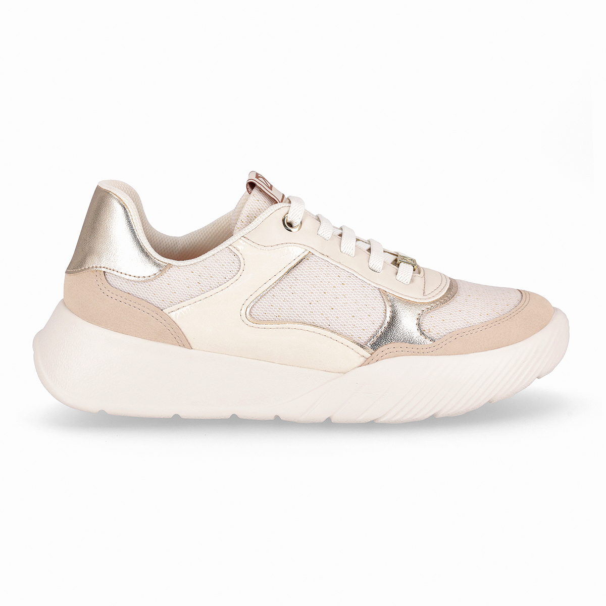 ZAPATILA FASCITE MUJER PICCADILLY BRULE/OFF WHITE/OURO 94903300000001