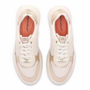 ZAPATILA FASCITE MUJER PICCADILLY BRULE/OFF WHITE/OURO 94903300000001