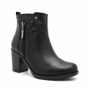 BOTIN MUJER MIKAELA CASUAL NEGRO BT165