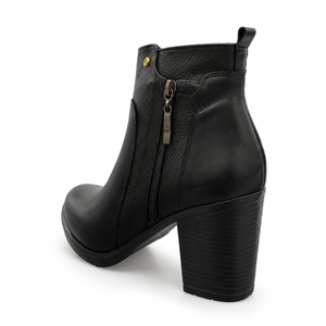 BOTIN MUJER MIKAELA CASUAL NEGRO BT165