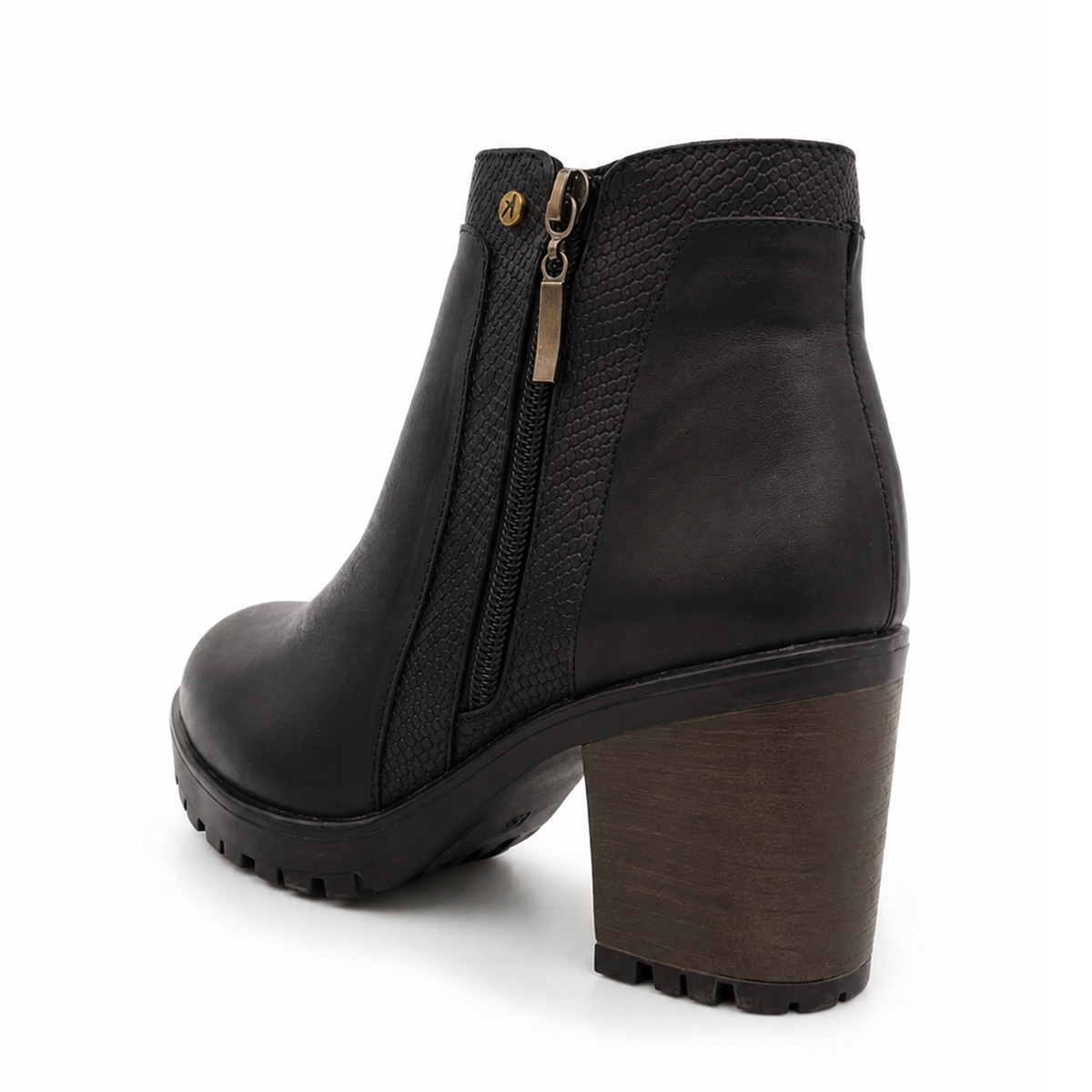 BOTIN MUJER MIKAELA CASUAL NEGRO BT167