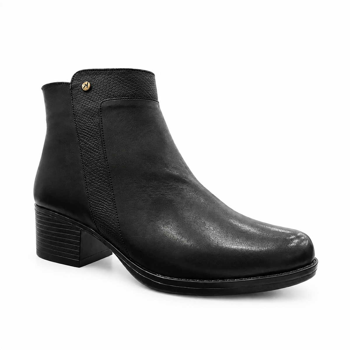 BOTIN MUJER MIKAELA CASUAL NEGRO BT222