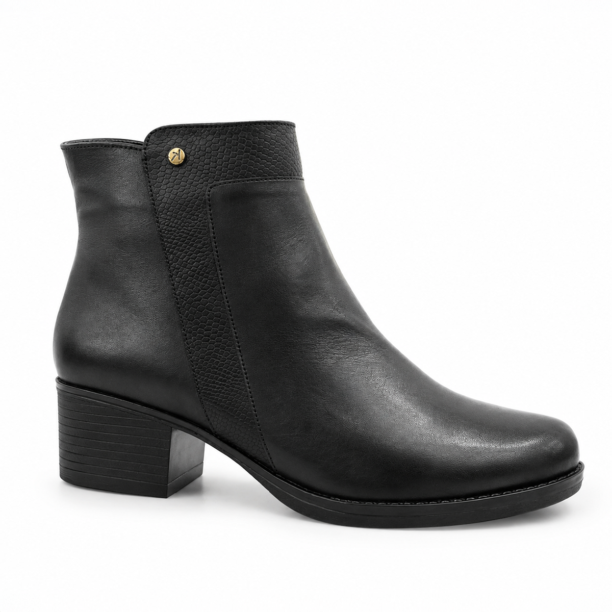 BOTIN MUJER MIKAELA CASUAL NEGRO BT222