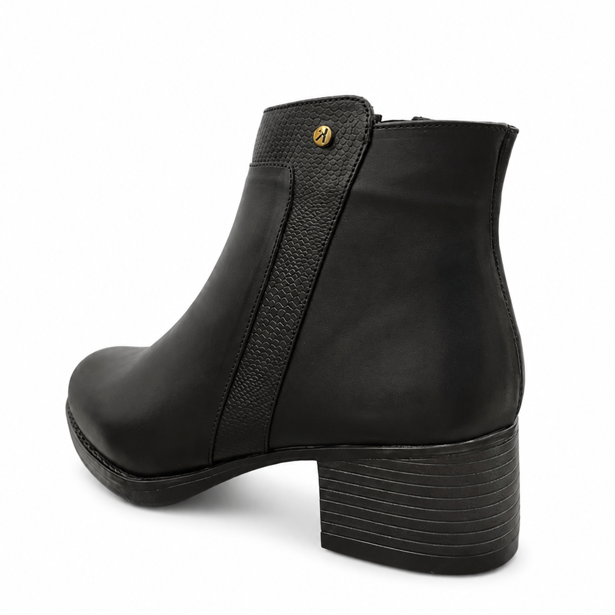 BOTIN MUJER MIKAELA CASUAL NEGRO BT222