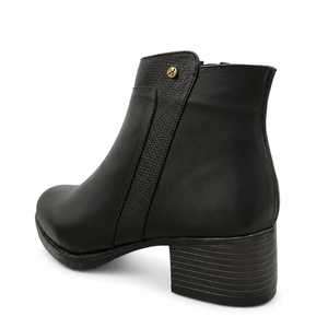 BOTIN MUJER MIKAELA CASUAL NEGRO BT222