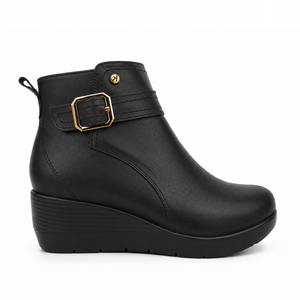 BOTIN MUJER MIKAELA CASUAL NEGRO BT224