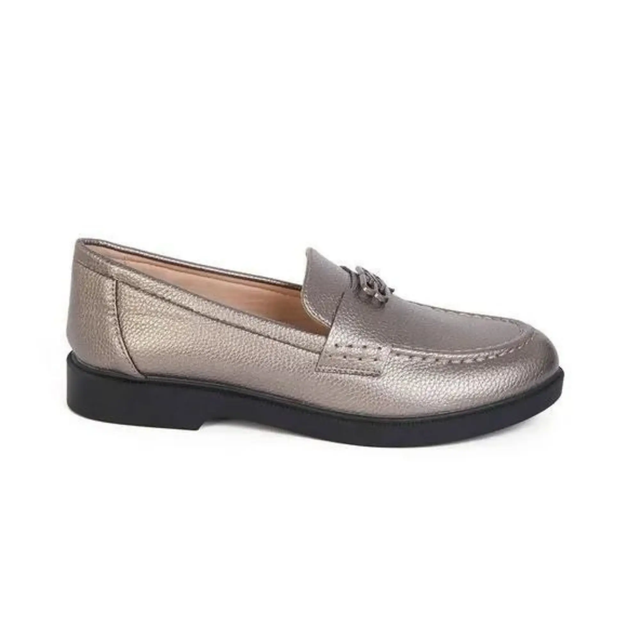 MOCASIN MUJER STHEF TAUPE 8116 Sthef