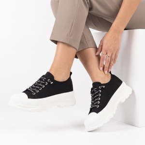 ZAPATILLA MUJER STHEF URBANA NEGRO 7568 TXTL