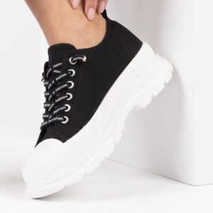 ZAPATILLA MUJER STHEF URBANA NEGRO 7568 TXTL