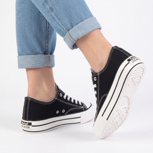 ZAPATILLA MUJER STHEF CASUAL NEGRO 8079