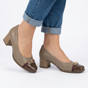 ZAPATO MUJER PICCADILLY VESTIR FENDI/VINHO/MADEIRA 65406500000006