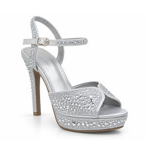 SANDALIA MUJER STHEF FIESTA PLATA 8482