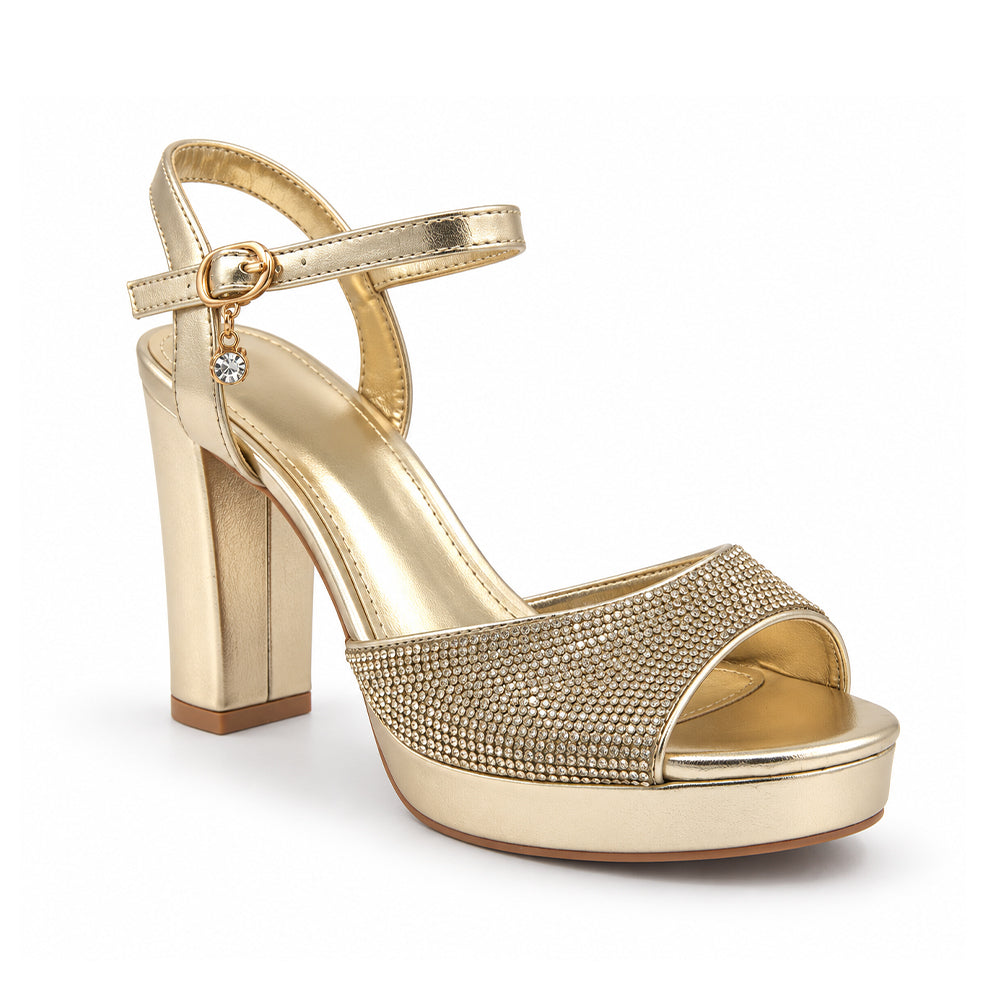 SANDALIA MUJER STHEF FIESTA DORADO 8534
