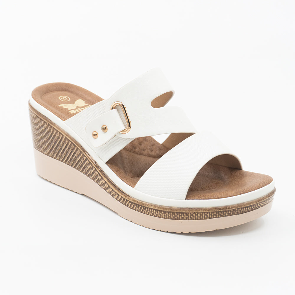 SANDALIA MUJER STHEF CASUAL OFF WHITE 8469