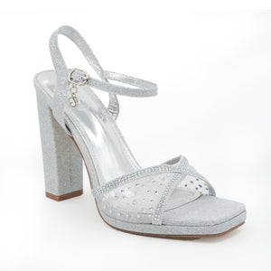 SANDALIA MUJER STHEF FIESTA PLATA 8518