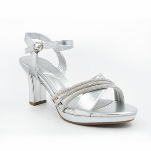 SANDALIA MUJER STHEF FIESTA PLATA 8531