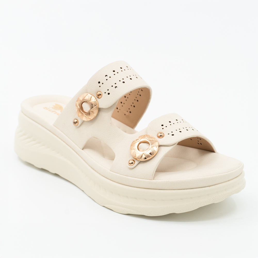 SANDALIA MUJER STHEF CASUAL BEIGE 8466