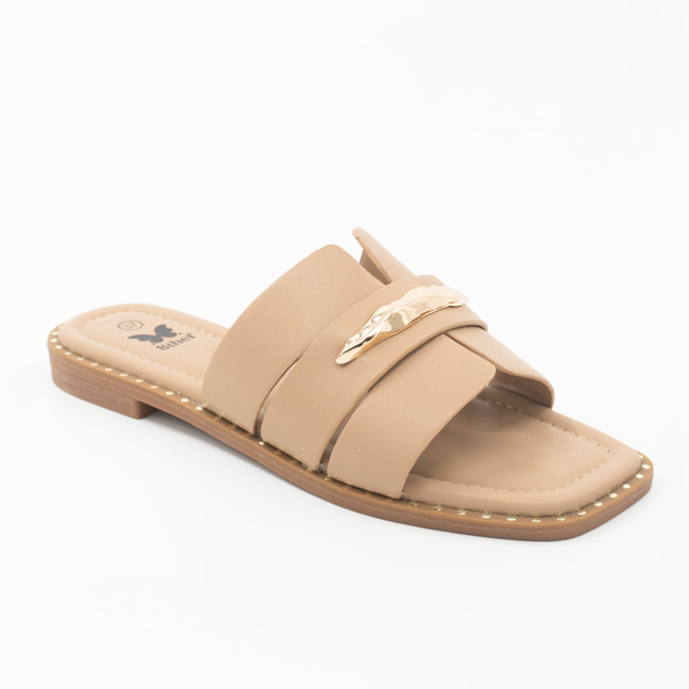 SANDALIA MUJER STHEF CASUAL BEIGE 8456