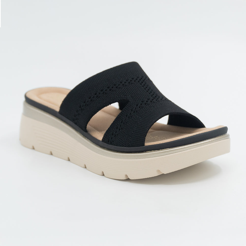 SANDALIA MUJER STHEF CASUAL NEGRO 8472