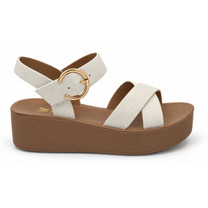 SANDALIA MUJER STHEF CASUAL BLANCO 8372