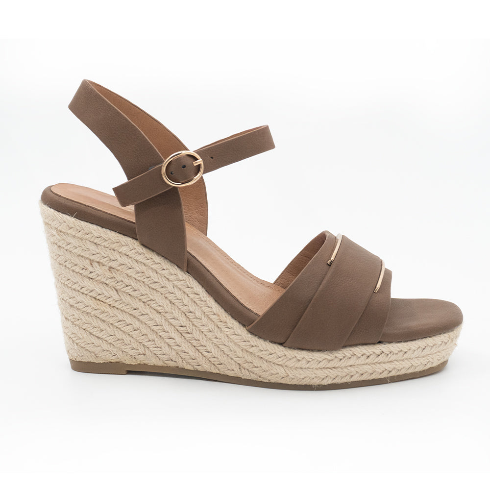 SANDALIA MUJER STHEF CASUAL CAFE 8421