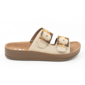 SANDALIA MUJER STHEF CASUAL BEIGE 8425