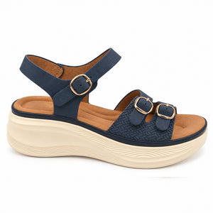SANDALIA MUJER STHEF CASUAL AZUL 8448