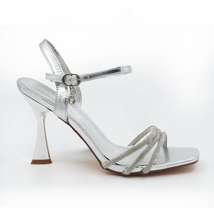 SANDALIA MUJER STHEF FIESTA PLATA 8521