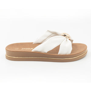 SANDALIA MUJER STHEF CASUAL BLANCO 8380