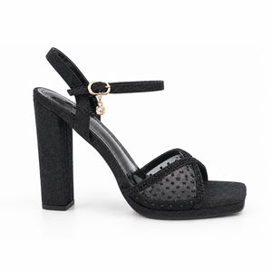 SANDALIA MUJER STHEF FIESTA NEGRO 8518
